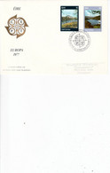 IRELAND 1977 EUROPA SET FDC. - Cartas & Documentos
