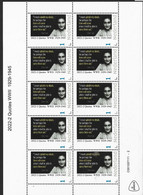 Nederland  2022-2 Anne Frank  1929-1945  Quote  Vel-sheetlet     Postfris/mnh/neuf - Ungebraucht