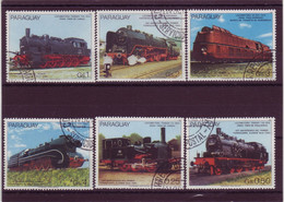 Amérique - Paraguay  - Locomotives - 6 Timbres Différents - 1296 - Paraguay