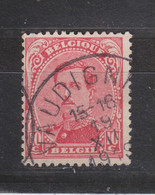 COB 138 Oblitération Centrale VAUDIGNIES - 1915-1920 Alberto I