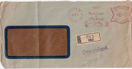 BOHEME ET MORAVIE 1940 LETTRE RECOMMANDEE  EMA DE PRAG AVEC CACHET ARRIVEE HAMBURG - Covers & Documents