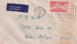 EIRE 1956 PLI AERIEN DE DUN LAOGHAIRE - Briefe U. Dokumente