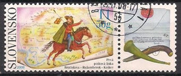 Slowakei  (2008)  Mi.Nr.  595 + Zierf.  Gest. / Used  (2cl06) - Used Stamps