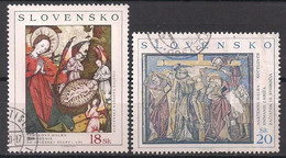 Slowakei  (2000)  Mi.Nr.  381 + 382  Gest. / Used  (2cl09) - Used Stamps