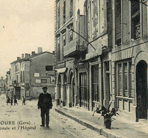 Lectoure * Débit De Tabac Tabacs TABAC , Rue Nationale Et L'hôpital * 1908 - Lectoure