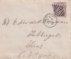 GRANDE BRETAGNE 1886 LETTRE DE DUBLIN - Lettres & Documents