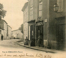 Sémalens * Débit De Tabac Tabacs TABAC Buvette , Vue Du Village , Une Place - Autres & Non Classés