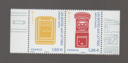 FRANCE / 2021 / Y&T N° 5524/5525 ** Ou P5525 ** : Du Feuillet "Boîtes Aux Lettres France-Japon" X 1 Paire (avec 2 BdF) - Nuevos