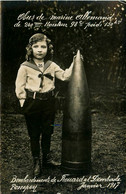 Frouard * Dombasle * Pompey * Carte Photo * Les Bombardements * Enfant Et Obus De Marine Allemand * Guerre War - Frouard