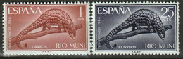 RIO MUNI - Faune, Lézards, Pro Infancia 1964 - Y&T N° 45-46-47 - MNH - Rio Muni