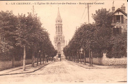 Le Chesnay - L'Eglise St-Antoine De Padoue - Boulevard Central - Le Chesnay