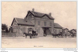 MERU ..-- GARE . 60 . OISE ..-- La GARE . 1904 Vers PARIS . Voir Verso . - Meru