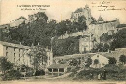 Liverdun * Vue Sur Le Moulin Et Le Château * Le Lavoir - Liverdun