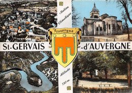 63-SAINT-GERVAIS-D'AUVERGNE - MULTIVUES - Saint Gervais D'Auvergne