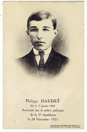 Philippe DAUDET - Né Le 7 Janvier 1909 - Assassiné Par La Police Politique Le 24 Novembre 1923 - People