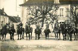 Carisey * Carte Photo * La Mi Carême De 1937 * Déguisements Fête Cavalcade - Sonstige & Ohne Zuordnung