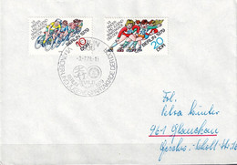 DDR GDR RDA - Spartakiade (MiNr: 2433/4) 1965 - Blanko - FDC Gelaufen Nach Glauchau Mit Sonderstempel 1085 Berlin - 1950-1970