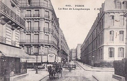 PARIS                LA RUE DE LONGCHAMPS - Arrondissement: 16