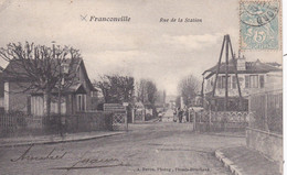 95 Franconville. Rue De La Station - Franconville