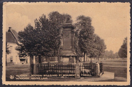 CPA VILVORDE NOUVEAU BOULEVARD ET MONUMENT W. TYNDALL VILVOORDE NIEUWE LAAN STANDBEELD - Vilvoorde