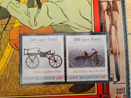 Sint Maarten - 4 MNH Sets CYCLING - BICYCLES On Special Pages - Wielrennen