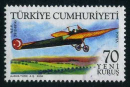 Türkiye 2006 Mi 3528 Airplanes | R.e.p. (1912-1914) | Air Forces, Aircraft, Aviation - Used Stamps