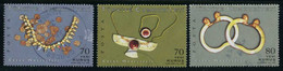 Türkiye 2006 Mi 3529-3531 Karun's Treasure | Necklace, Coins | Pectoral, Necklace, Bracelets - Used Stamps