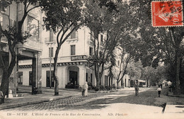 Carte Postale Ancienne,algérie Française,colonie,Maghreb ,SETIF,1910,RARE,HOTEL,CAFE - Setif