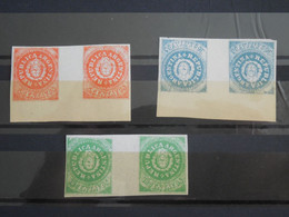 Timbres No 5g/6c/7 En Paire Avec Gomme Au Dos - Unused Stamps