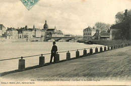 Château Gontier * Le Quai Vu Du Jardin Anglais - Chateau Gontier