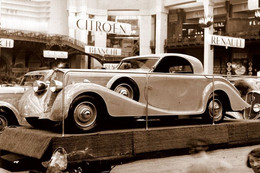 16149"PEUGEOT ENTRE 1900 ET 1940-LA PHOTO EST UNE IMPRESSION RECENTE D'UN LABORATOIRE PHOTO PROFESSIONEL-Cm. 10 X 15 - Automobili