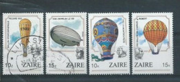 Zaïre   Lot Timbres Oblitérés Thème Dirigeables - Used Stamps