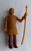 FIGURINE PUBLICITAIRE LA ROCHE AUX FEES 1976 DAVY CROCKETT WALT DISNEY CHEF INDIEN Incomplet PAS DUNKIN - Disney