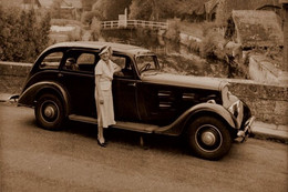 16163"PEUGEOT ENTRE 1900 ET 1940-LA PHOTO EST UNE IMPRESSION RECENTE D'UN LABORATOIRE PHOTO PROFESSIONEL-Cm. 10 X 15 - Auto's