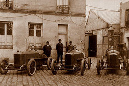 16174"PEUGEOT ENTRE 1900 ET 1940-LA PHOTO EST UNE IMPRESSION RECENTE D'UN LABORATOIRE PHOTO PROFESSIONEL-Cm. 10 X 15 - Automobili