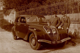 16185"PEUGEOT ENTRE 1900 ET 1940-LA PHOTO EST UNE IMPRESSION RECENTE D'UN LABORATOIRE PHOTO PROFESSIONEL-Cm. 10 X 15 - Automobiles