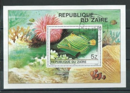 Zaïre   Bloc  Poisson - Used Stamps