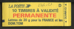 France - Frankreich Carnet 1993 Y&T N°CUC2806-C1 - Michel N°MH2945A*10 *** - (svi) Marianne De Briat Validité Permanente - Modern : 1959-...
