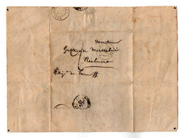 TB 3220 - 1849 - LAC - Lettre De MARSEILLE Pour REALMONT - 1849-1876: Période Classique