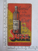 Publicité Calendrier Suze 1937 Dans L'état - Petit Format : 1921-40