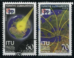 Türkiye 2006 Mi 3555-3556 International Telecommunication Union (ITU) Plenipotentiary | Globe - Oblitérés