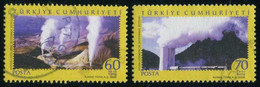 Türkiye 2006 Mi 3559-3560 Geothermic Sources | Geothermal Wells, Denizli Kizildere & Aydın Germencik - Used Stamps