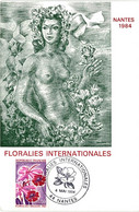 Carte Maximum Floralies Nantes 1984 - Non Classés