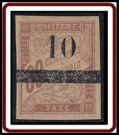 Sénégal 1887-1906 - Timbre-taxe N° 02 (YT) N° 2 (AM) Neuf *. Signé Roumet. - Postage Due