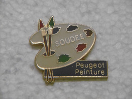 Pin's Automobile PEUGEOT Peinture SOUDEE - Pins Pin Badge PALETTE De PEINTURE - Peugeot
