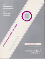 CORINPHILA N° 74 1987- 8972 LOTS- SEE INDEX  SHIP 3€ OUTSIDE FRANCE - Catalogues De Maisons De Vente