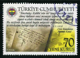 Türkiye 2007 Mi 3571 100th Foundation Anniversary Of Fenerbahce Spor Club | Charter - Usati