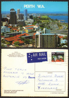 Australia Perth Skyline  Swan River   Nice Stamp # 35510 - Perth