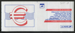 France - Frankreich Carnet 1999 Y&T N°CUCAD3215-C1 - Michel N°MHSK3363*10 *** - 3f Le Timbre Euro - Modern : 1959-...