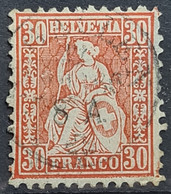 SWITZERLAND 1862 - Canceled - Sc# 46 - Used Stamps